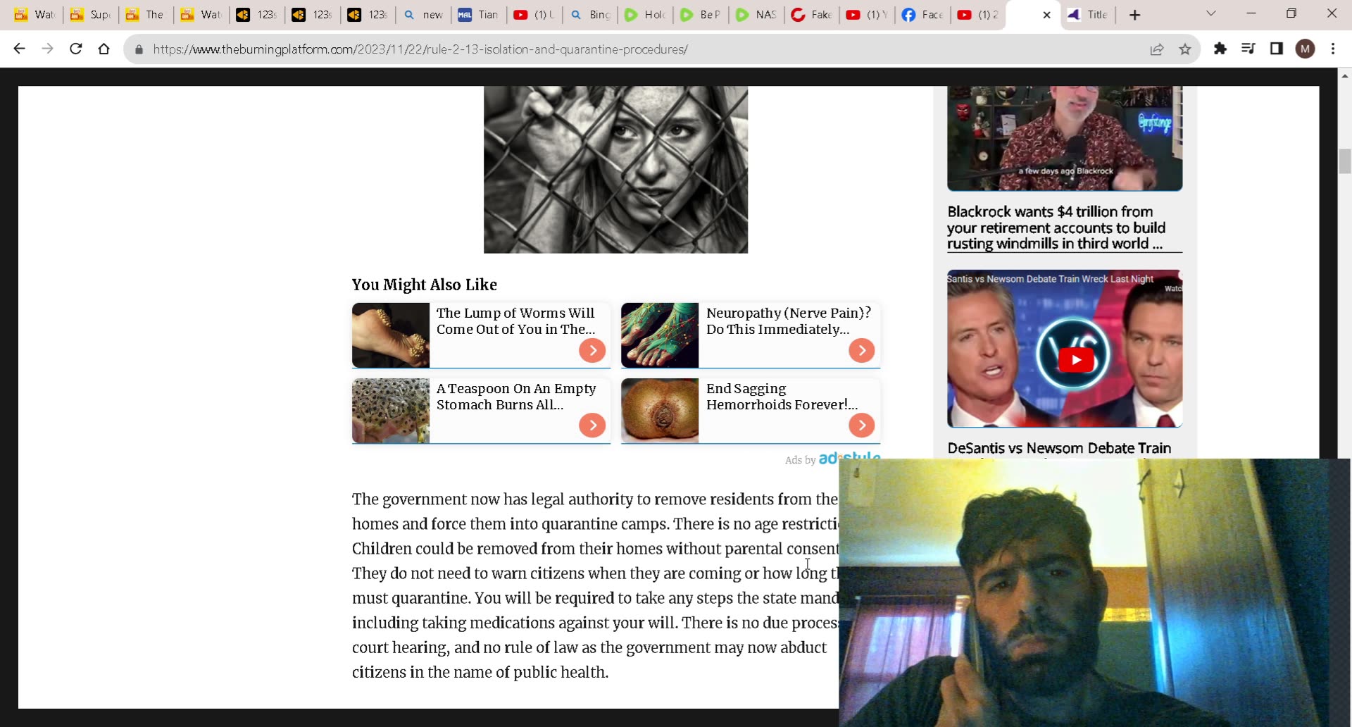 This new york quarantine stuff starting to freak me out , ARCHIVE DOCUMENT BELOW