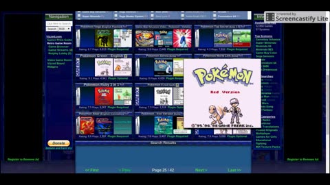 Playing Pokemon Games on Vizzed