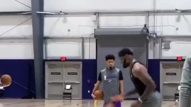 Indoor basketball training