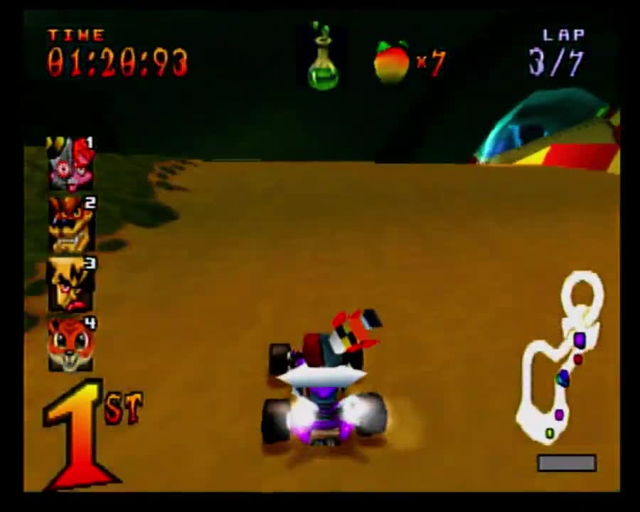 Crash Team Racing - Roo's Tubes Gameplay