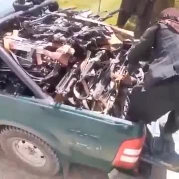 Taliban seizing the Afghanistan Army’s weapons