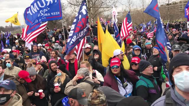 Trump Supporters Protest at Capitol Building