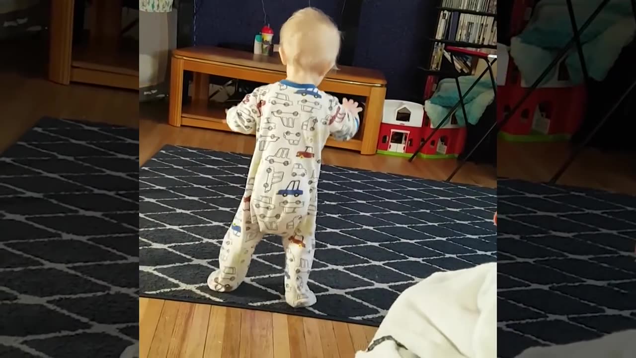 Silly things of babies playing