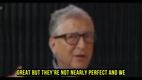 Bill Gates says the vaccine is not perfect and if you are vaccinated you can Infect...