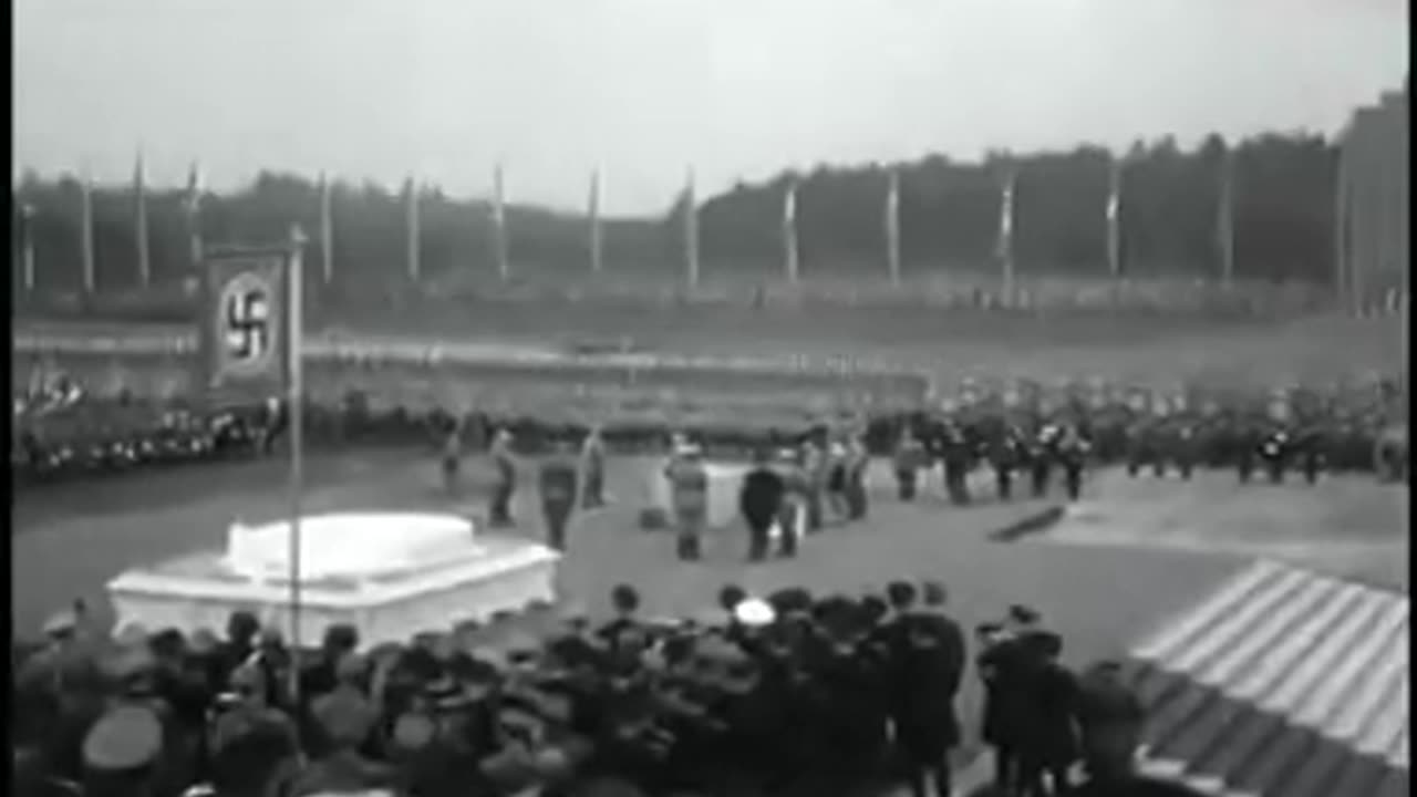 National Socialist Parade and Speech by Leader