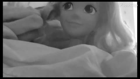 Side Braid on Doll Hair, Slowed Down