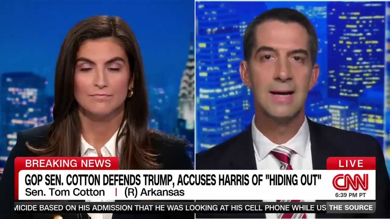 Tom Cotton Blasts CNN Host In Brutal Takedown