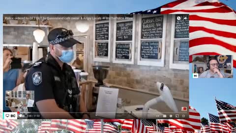 Tyrant Police In Queensland Get Ran Out Of Café Shop