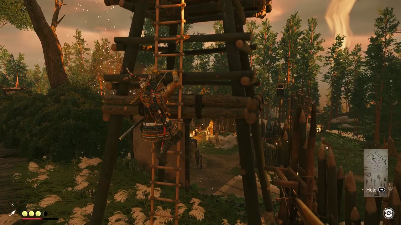 GHOST OF TSUSHIMA- "DESTROY THE LOGGING CAMP"