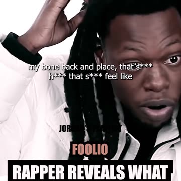 What it’s like to get shot😳🥃💯 @hiphop @rapper @interview @foolio_Full-HD