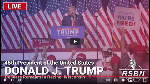 LIVE: President Trump Delivers Remarks in Racine, Wisconsin - 6/18/24