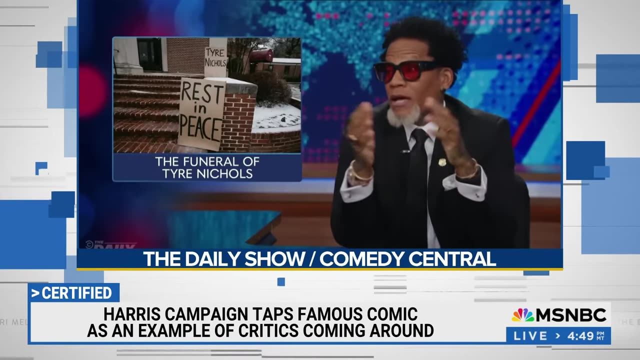 Voters ditching Trump for 'younger' Harris? See Comic D.L. Hughley absolutely roast Trump on TV