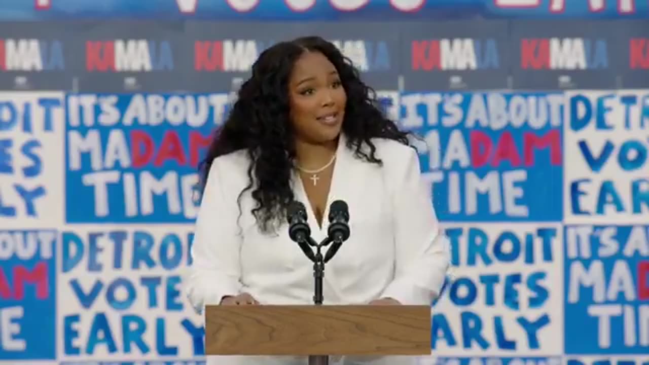 Lizzo say if Kamala wins, "the whole country will be like Detroit."