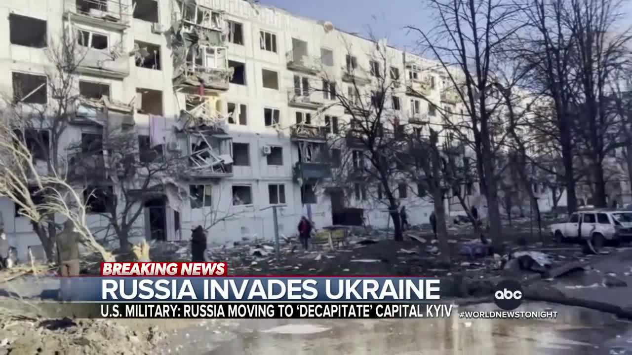 Russia unleashes brutal military assault on Ukraine