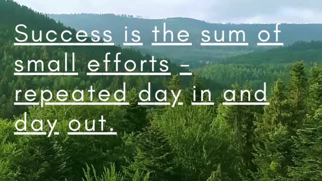 Success through manifestation