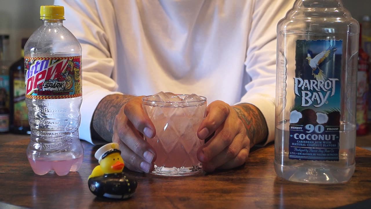 Emeritus Lively - Parrot Bay Coconut Rum 90 proof & Mtn Dew Spark