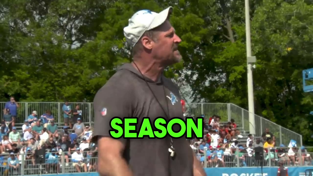 Coach Dan Campbell Gives Speech To Team On August 9, 2022 During Fall Camp