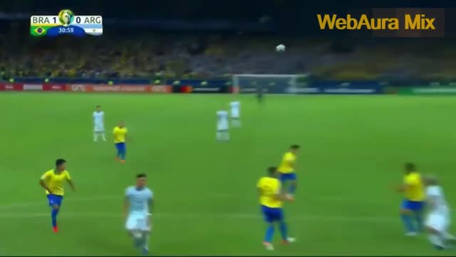 Argentina vs. Brazil in the Copa America Semifinals: Highlights || Lionel Messi