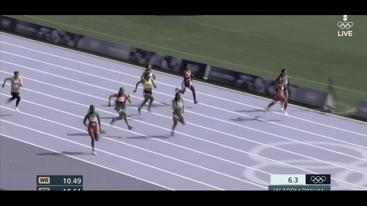 FULL VIDEO 2024 PARIS OLYMPICS - Women's 100m Prelim - (Aug 2nd 2024)