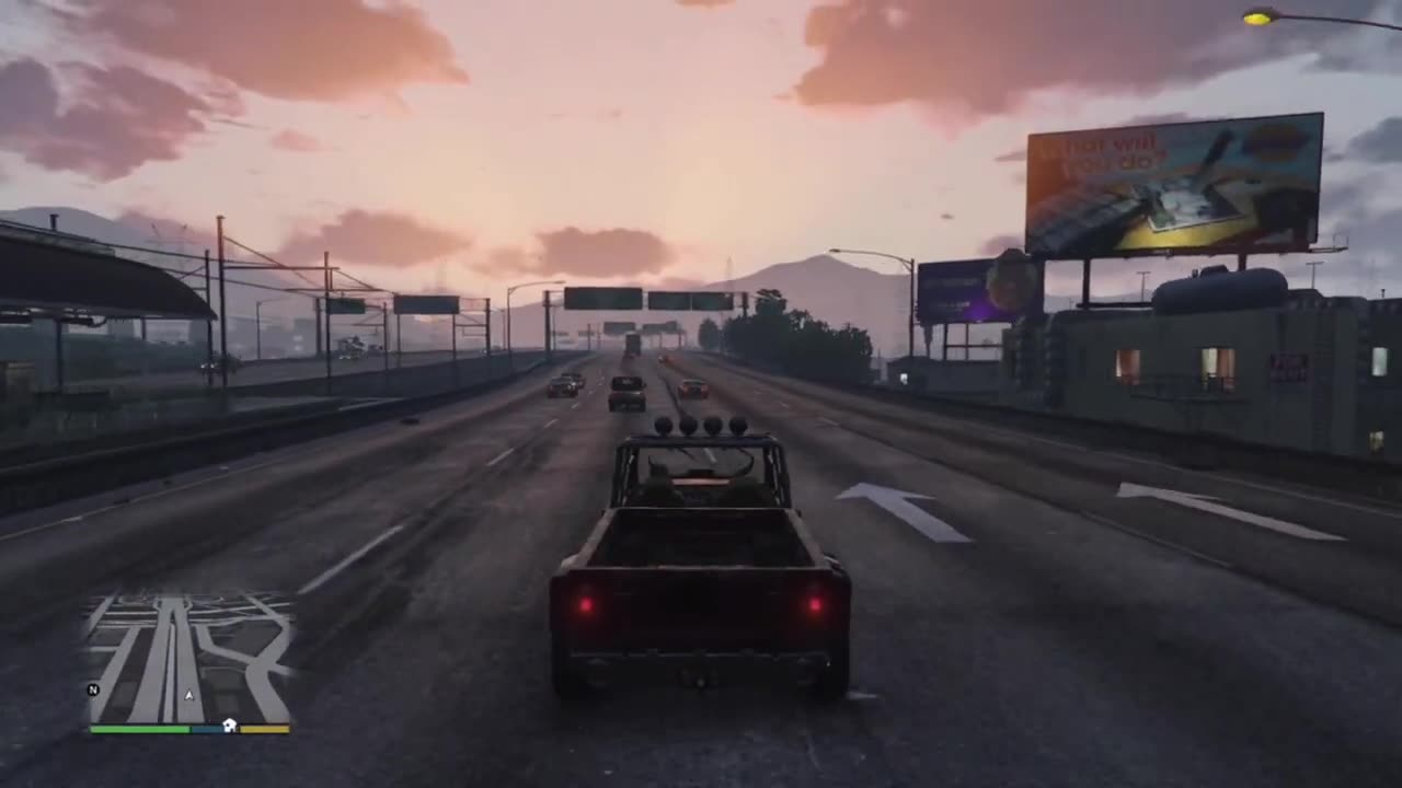 GTA V Driver Ejects Into Trevor's Truck