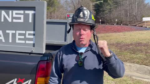 FDNY brothers in route Cambridge Ohio, passing through the Great State of Virginia