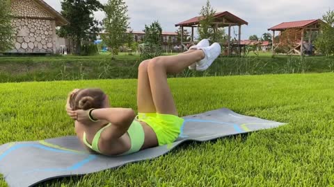 Hot Girl Beautiful Yoga Full Body