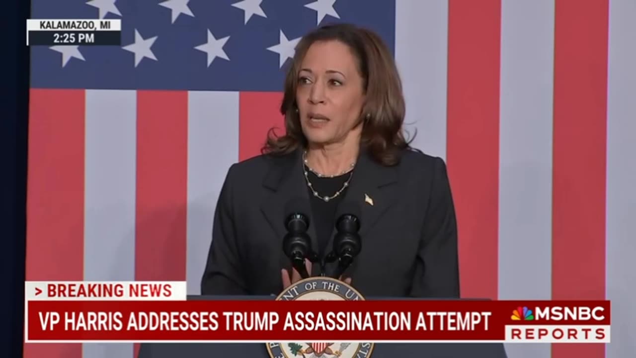 Horrible and cowardly act: VP Harris addresses Trump assassination attempt