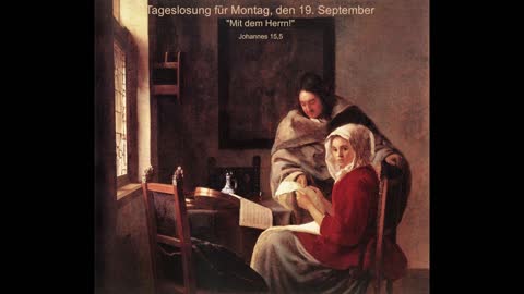 Tageslosung für Montag, den 19. September