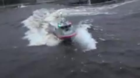 Coast Guard training on Lake Superior