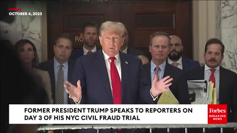 BREAKING NEWS- TRUMP EXPLODES ON JUDGE, 'CORRUPT' LETITIA JAMES ON DAY 3 OF NYC CIVIL FRAUD TRIAL