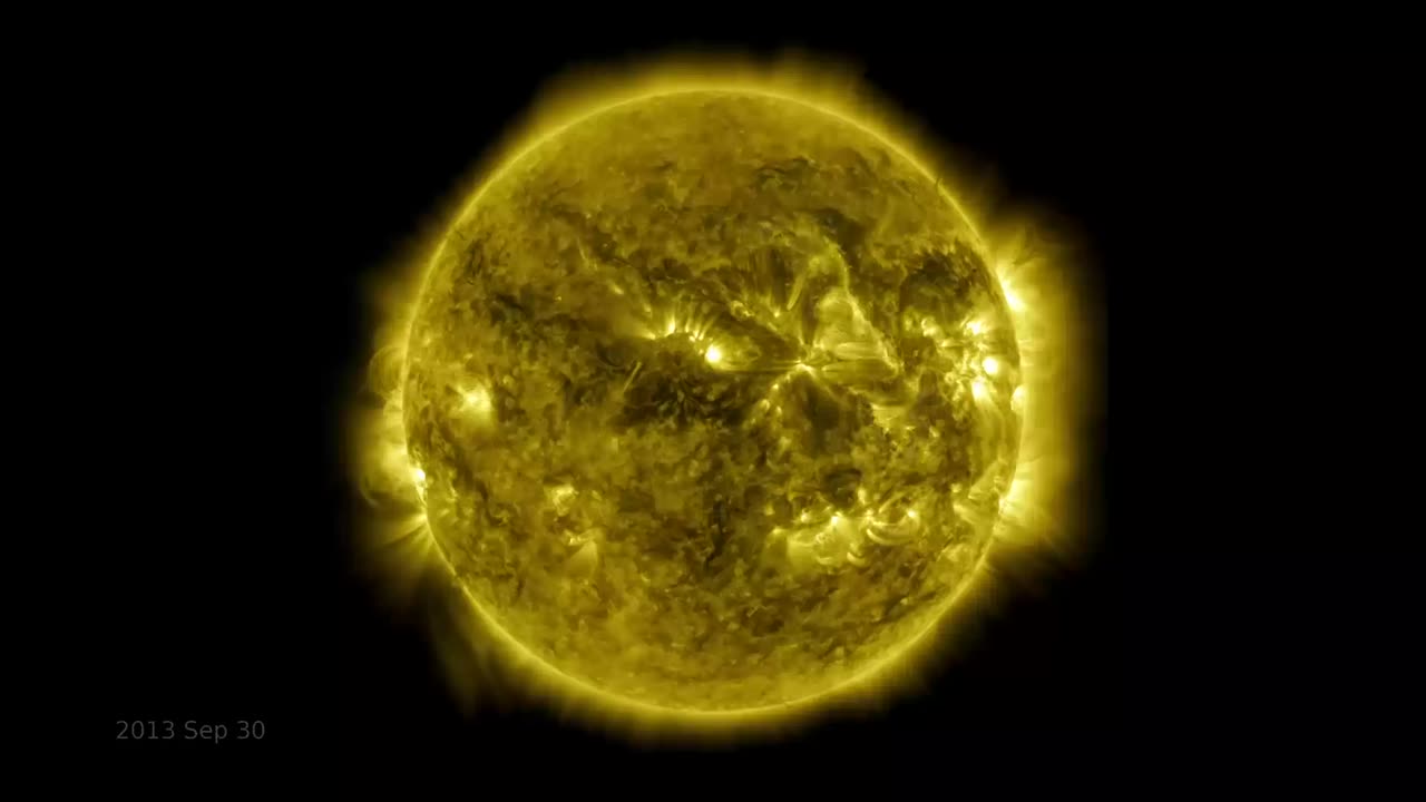 Sun decay video 110 years