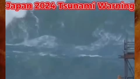 Japan 🇯🇵Tsunami Warning ⚠️🌊🆘