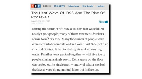 The weather was worse in the past just watch