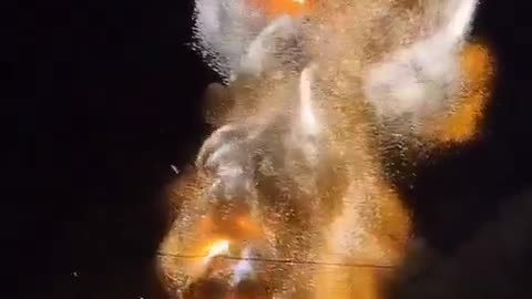 🚨BREAKING: Video of Ukrainian missile strike on Russian Ropuha-class landing ship in Crimea.