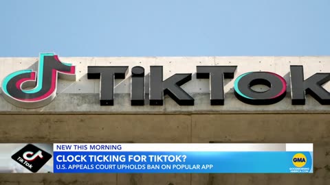 Court upholds US ban on TikTok
