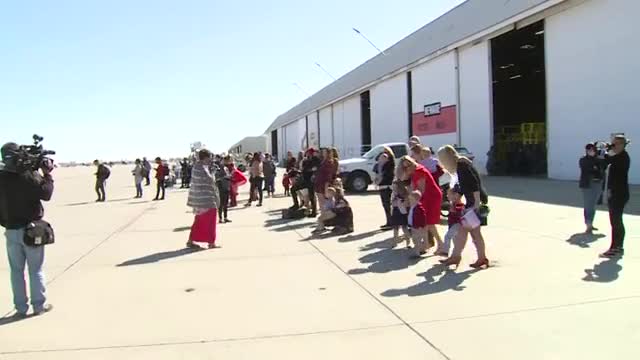 3 NAS Lemoore-based squad assigned to the Nimitz CSG back Home after nearly 11 months.