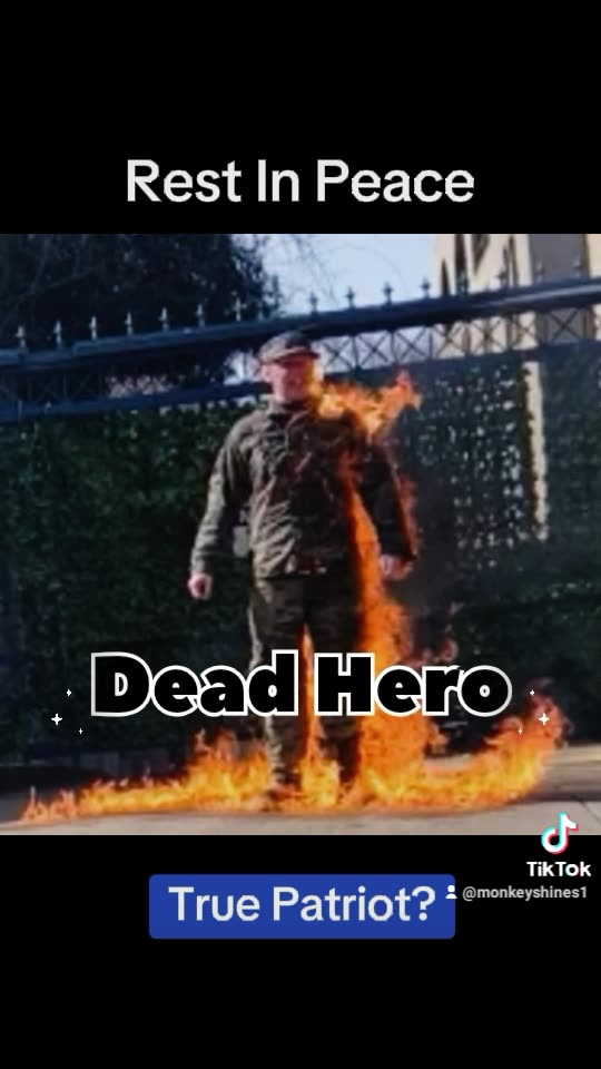 Active Duty Airman Set Himself On Fire To Protest The Support For The Genocide By Israel