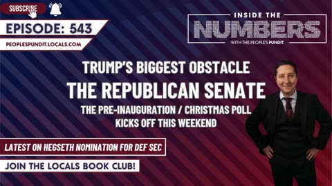 Rich Baris: Trump’s Biggest Obstacle! The Republican Senate! - 12/06/24