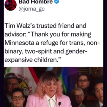 Tim Walz trusted fren & advisor..
