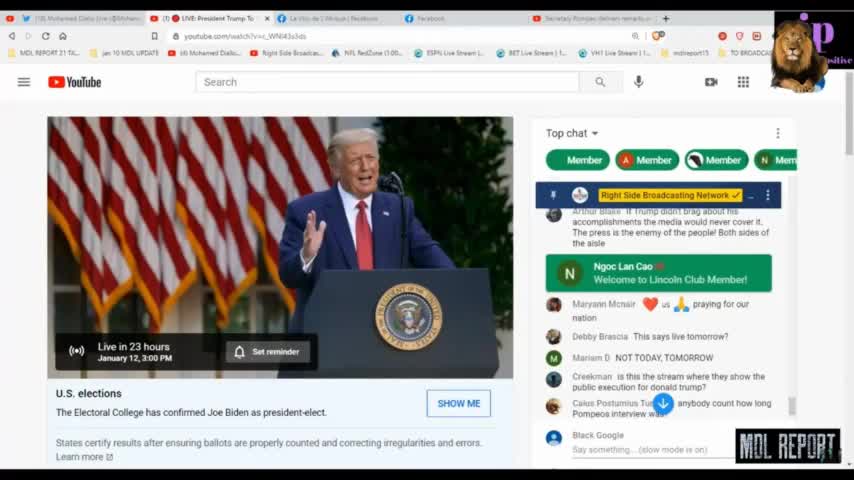 MDL-36 SPÉCIAL 11 Janvier 2021