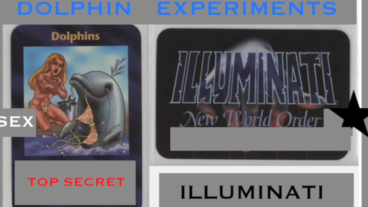 Top Secret Dolphin Illuminati experiments