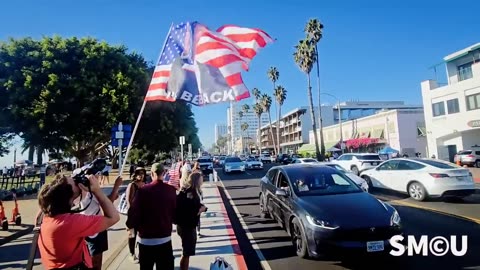 Donald trump supporters santa monica