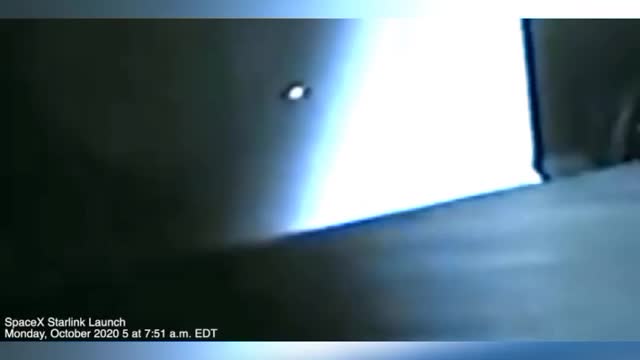 Rocket captures UFOs on video