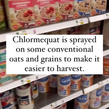A new study by the Environmental Working found the chemical Chlormequat in 4 out of 5 people tested