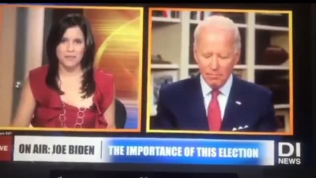 Joe Biden Falls asleep during interview!! O My Sleepy Joe!