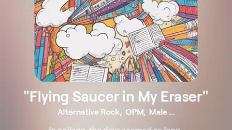 Flying Saucer in My Eraser