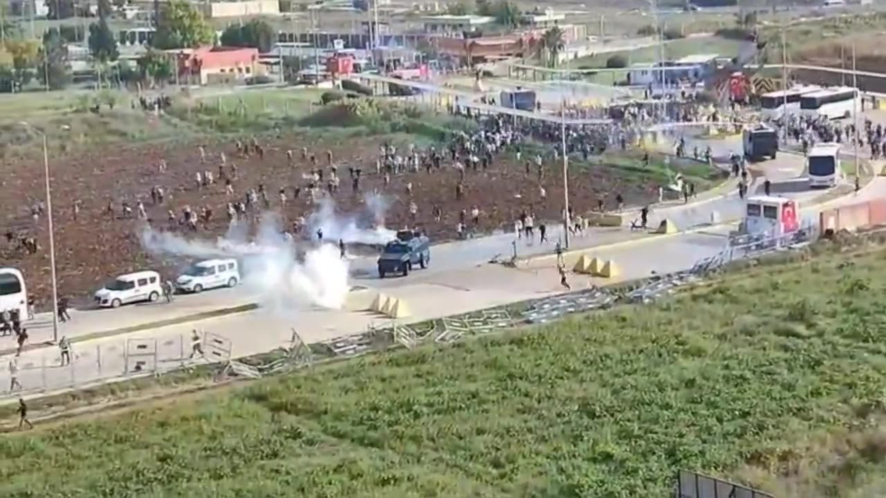 Take a look at how the Turkish police acted out to stop a protest at a NATO USA base