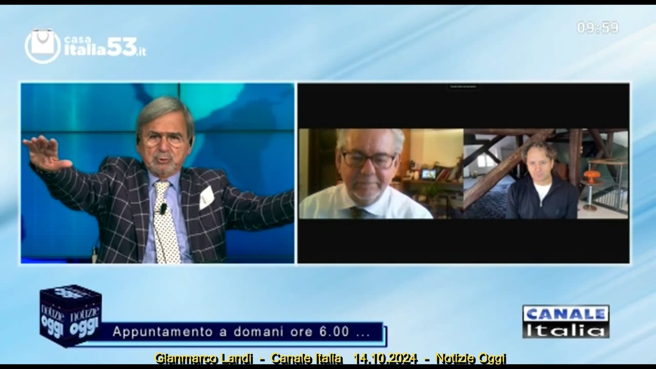 Gianmarco Landi - Canale Italia 14.10.2024 - Notizie Oggi