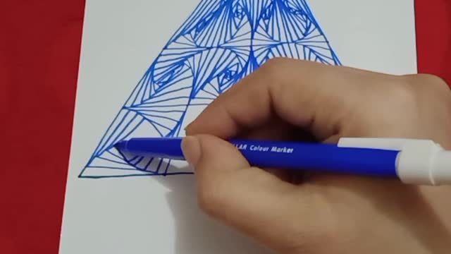 3d Christmas tree drawing | 3d line illusions drawing