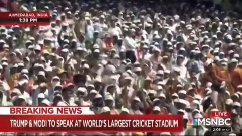 Trump Rally in India